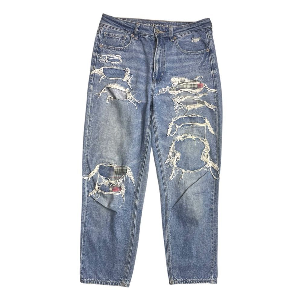 American Eagle Women’s Mom Straight Jeans | Size 8 Regular